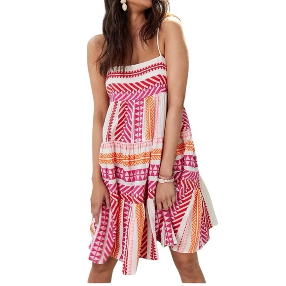 Anthropologie Dresses & Skirts - NEW ANTHROPOLOGIE x DEVOTION TWINS Lilou Square-Neck Dress Size S